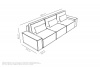 Диван-кровать, набор Д3, ткань Pandora 305