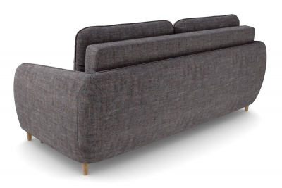 Диван-кровать, ширина 180 см, ткань Женева Steel