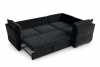 Диван-кровать, набор 2, ткань Сенсей Black Onyx